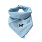 Bandana sjaaltje - Licht Blauw - Teckel