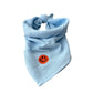 Bandana sjaaltje - Licht Blauw - Smiley