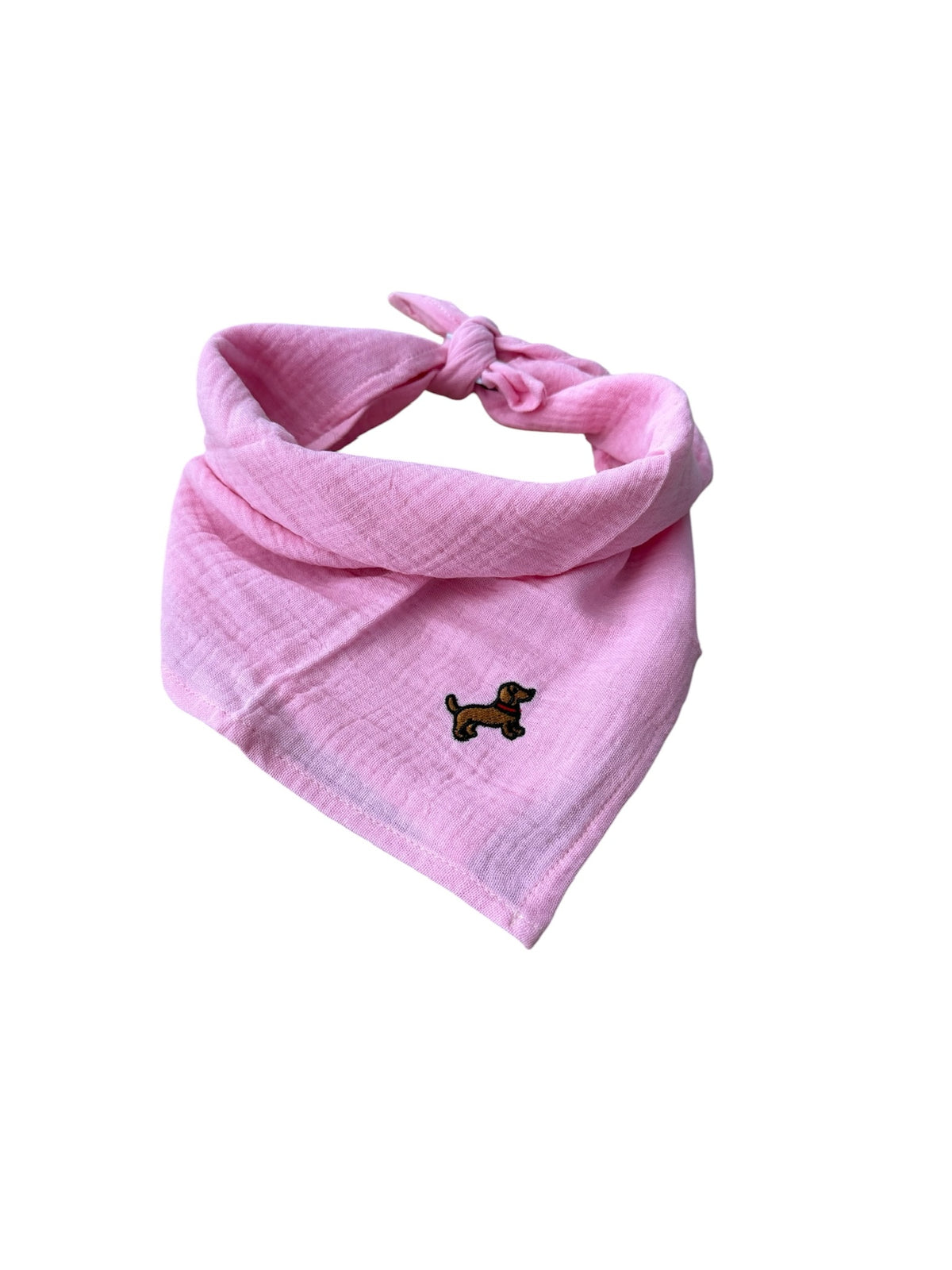 Bandana sjaaltje - Licht Roze - Teckel
