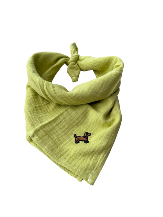 Bandana sjaaltje - Kiwi - Teckel