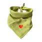 Bandana sjaaltje - Kiwi - Hartje