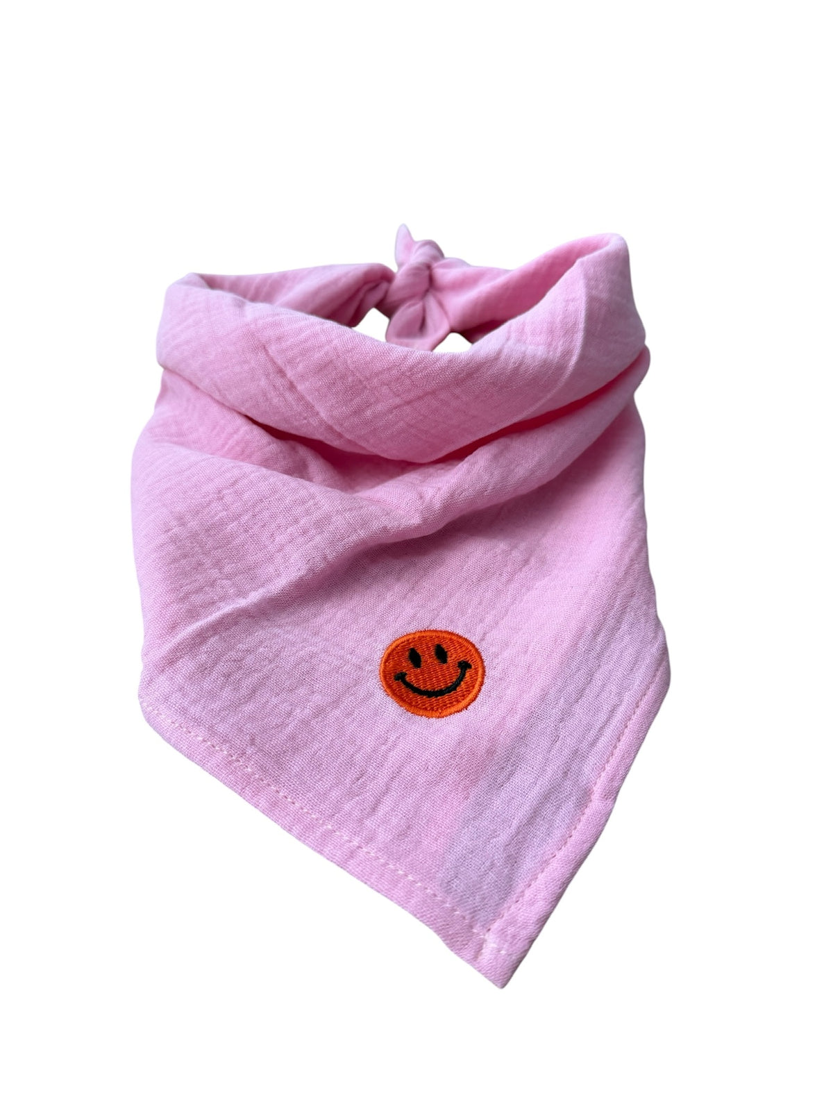 Bandana sjaaltje - Licht Roze - Smiley