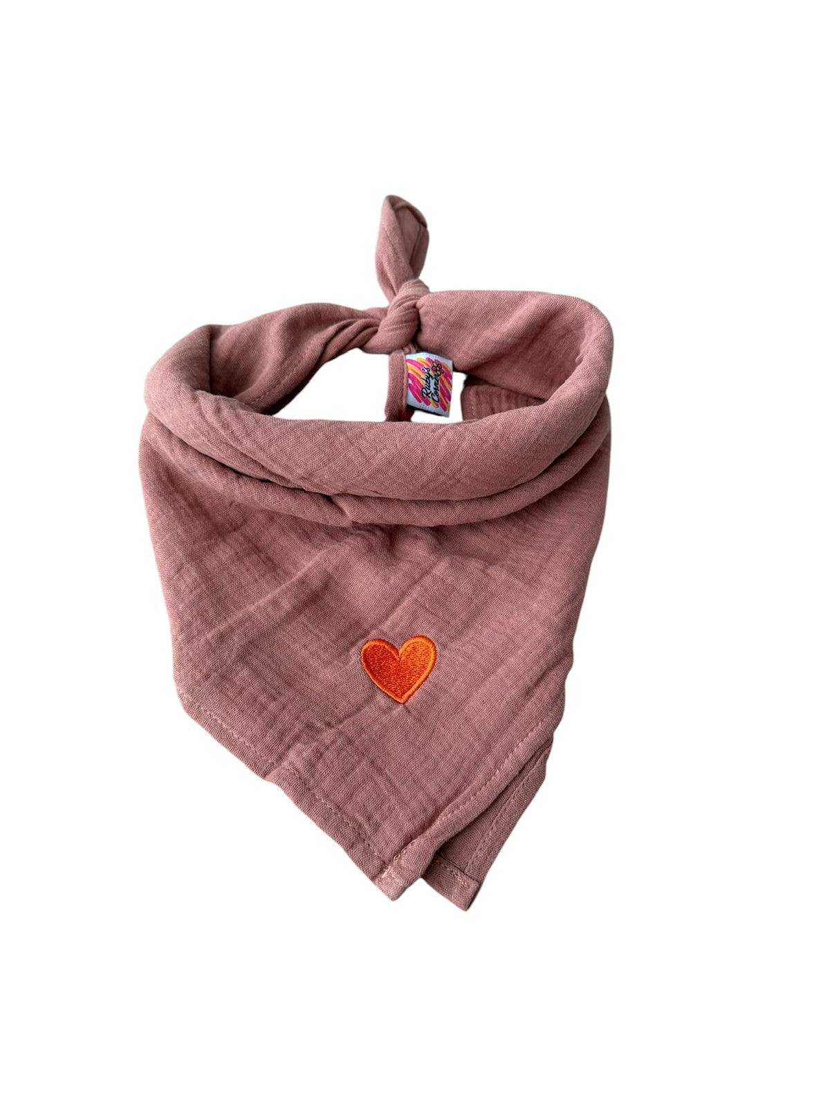 Bandana sjaaltje - Bruin - Hartje