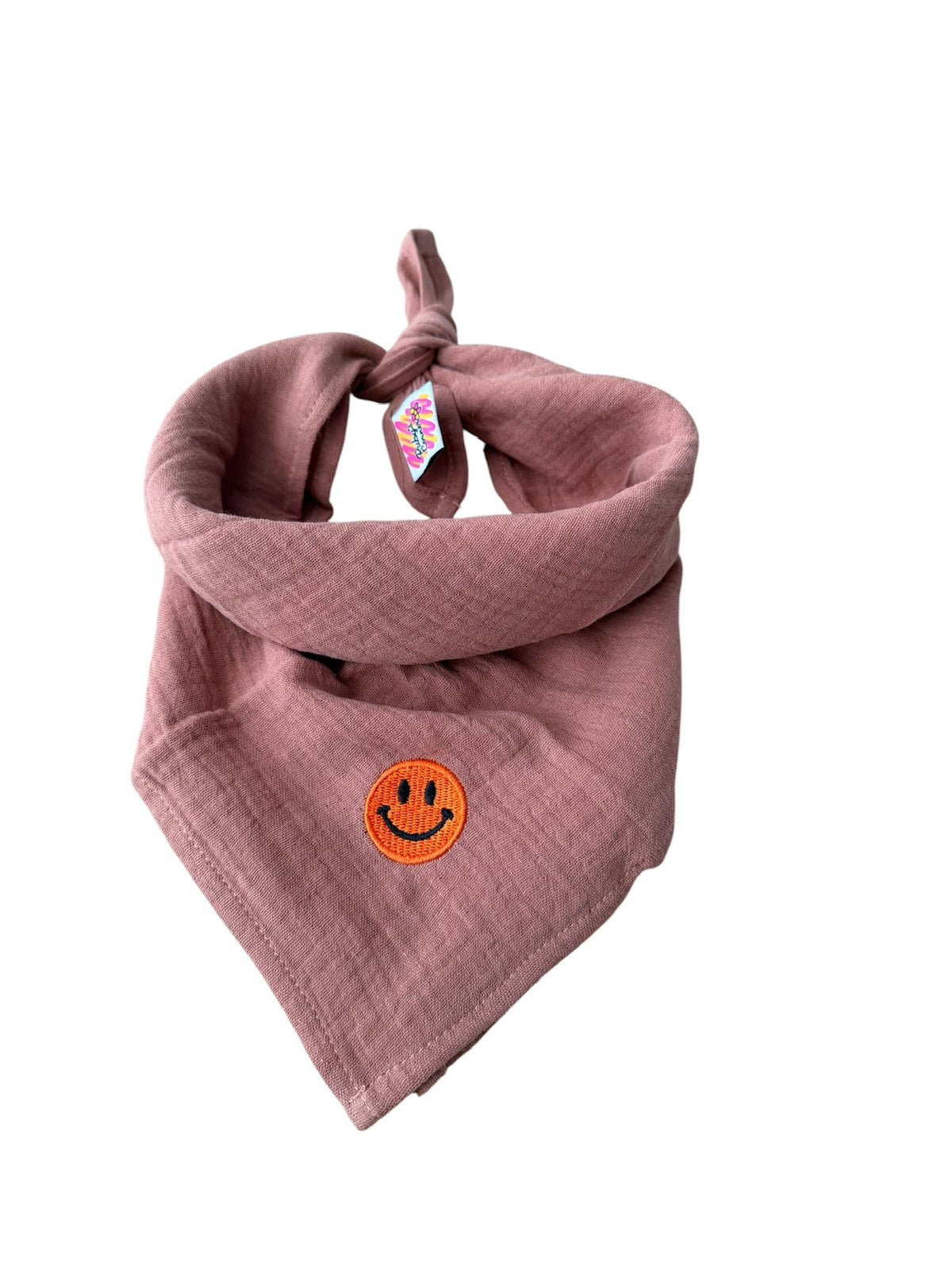 Bandana sjaaltje -  Bruin -Smiley