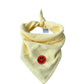 Bandana sjaaltje - Geel - Smiley