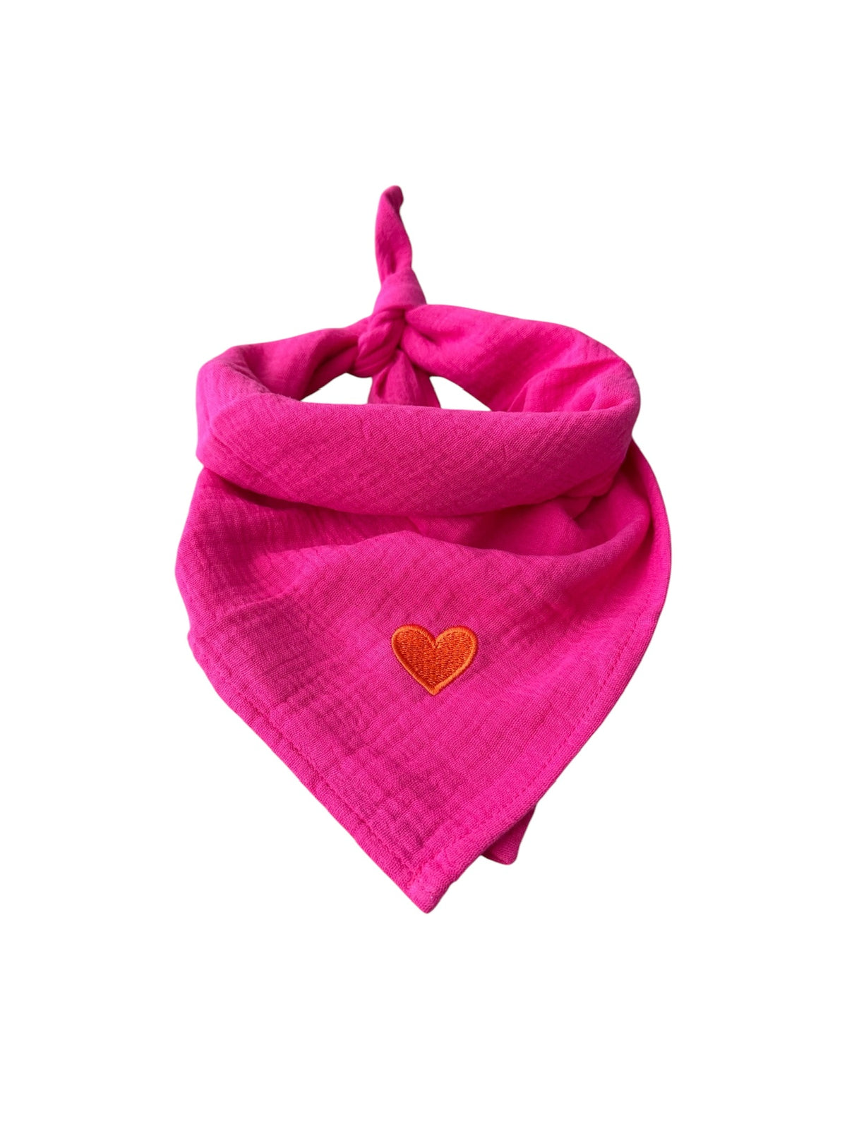 Bandana sjaaltje - Cerise - Hartje