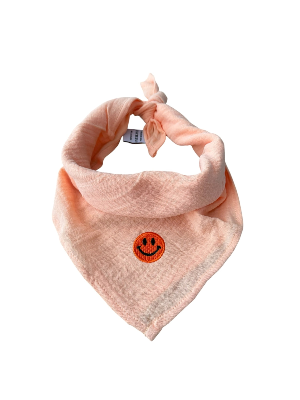 Bandana sjaaltje -  Licht Zalm - Smiley