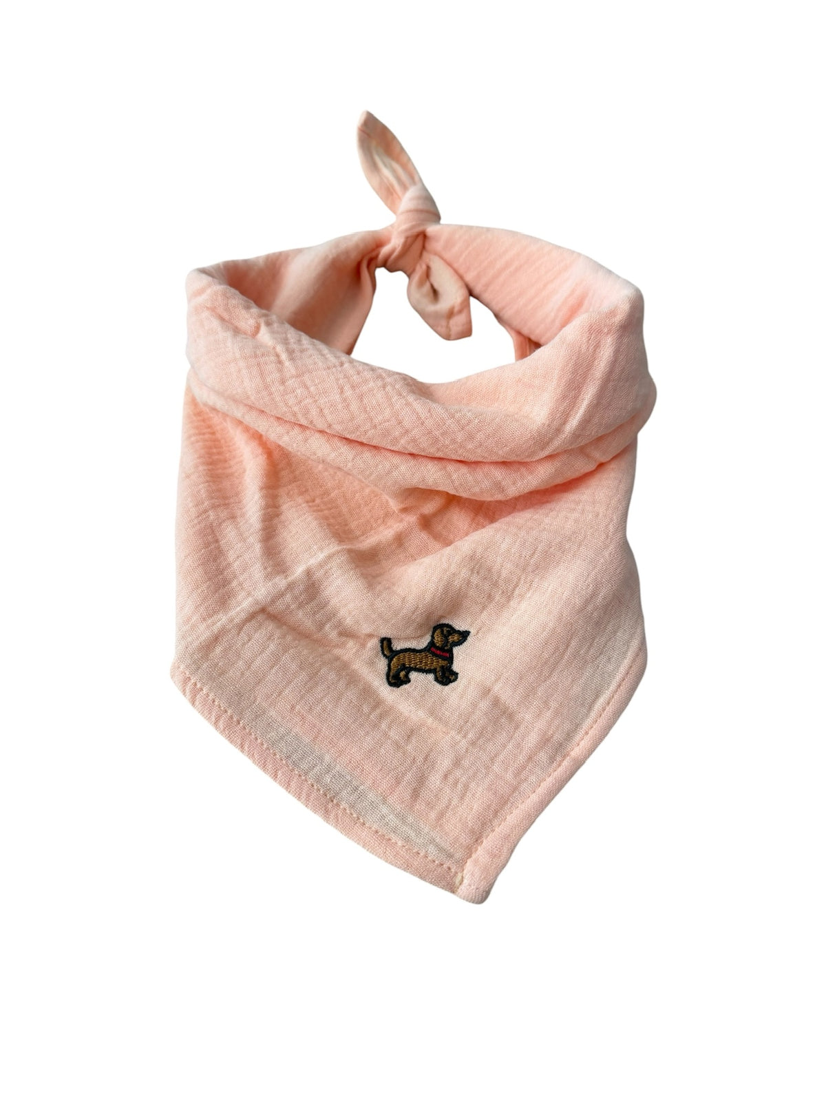 Bandana sjaaltje - Licht Zalm - Teckel