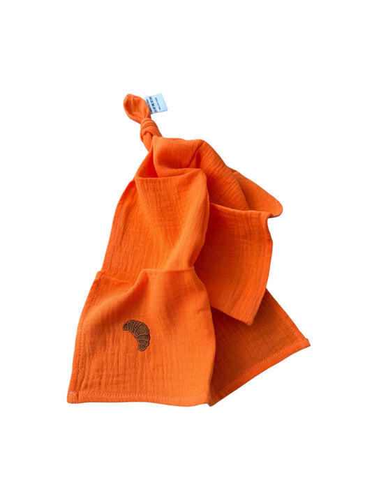 Multifunctionele mousseline doek - Oranje - Croissant
