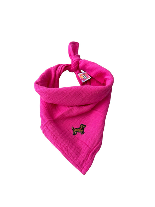 Bandana sjaaltje - Cerise - Teckel