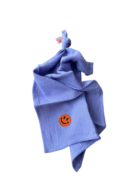 Multifunctionele mousseline doek - Paars - Smiley