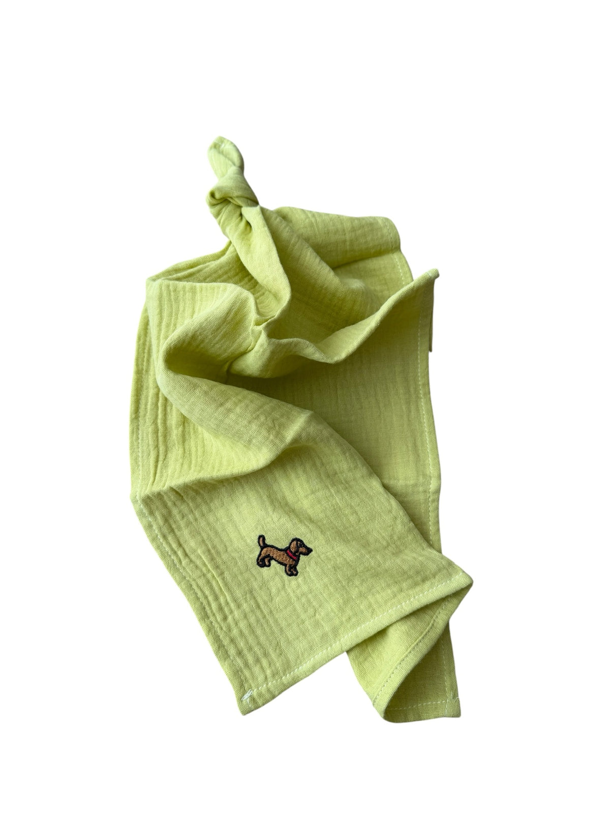 Multifunctionele mousseline doek - Kiwi - Teckel