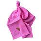 Multifunctionele mousseline doek -  Roze - Croissant