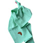 Multifunctionele mousseline doek - Licht Groen - Croissant