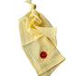 Multifunctionele mousseline doek -    Geel - Smiley