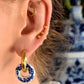 Delfts Blauw Crown Earring Set