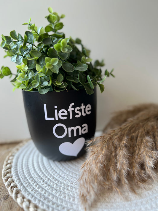 Liefste oma bloempot