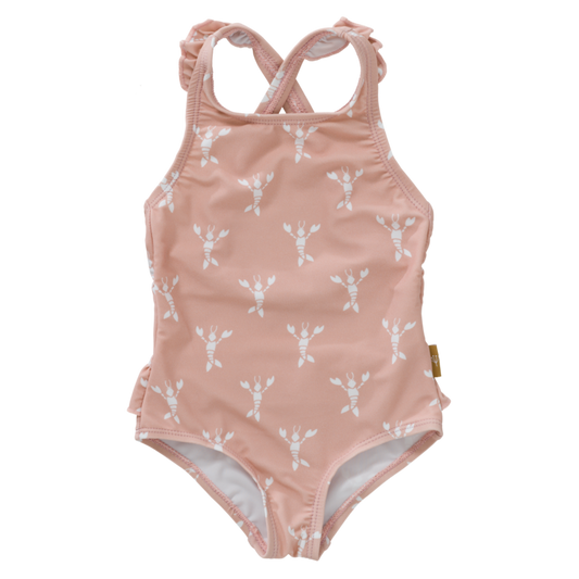 Swim UV Tanksuit meisjes Lobster Cameo Rose fresk