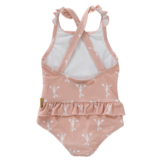 Swim UV Tanksuit meisjes Lobster Cameo Rose fresk