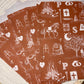 Cadeauzakje - Sint Vintage 17x25cm - 5 stuks