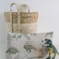 Kussenhoes met dino’s, linnenlook 30x50cm