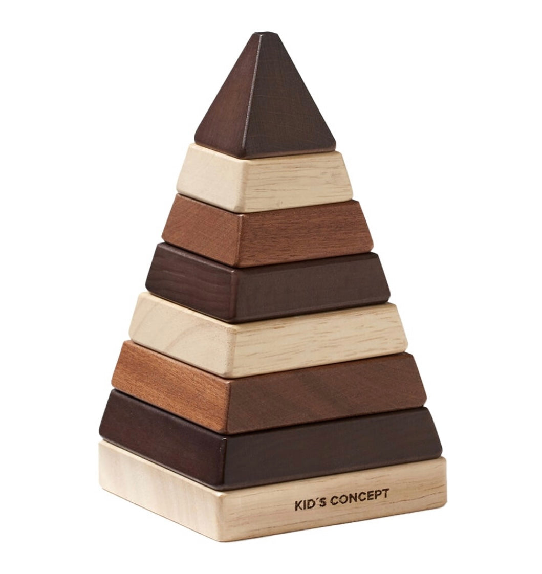 Kids Concept Pyramide Stapelen Nature Neo