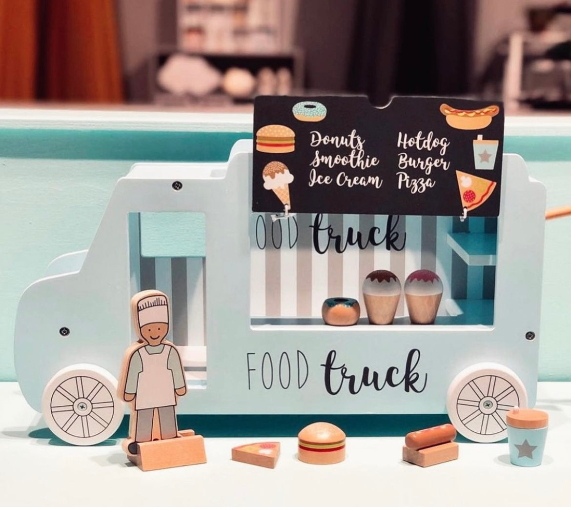 JaBaDaBaDo - Houten foodtruck met accessoires