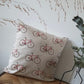 Kussenhoes met fietsen, linnenlook 40x40