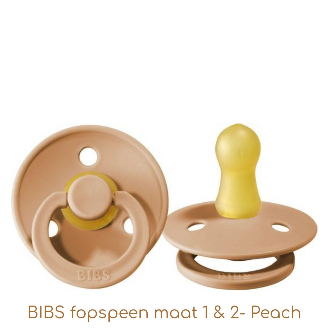 BIBS Fopspeen - Maat 2 (6-18 maanden) - Peach