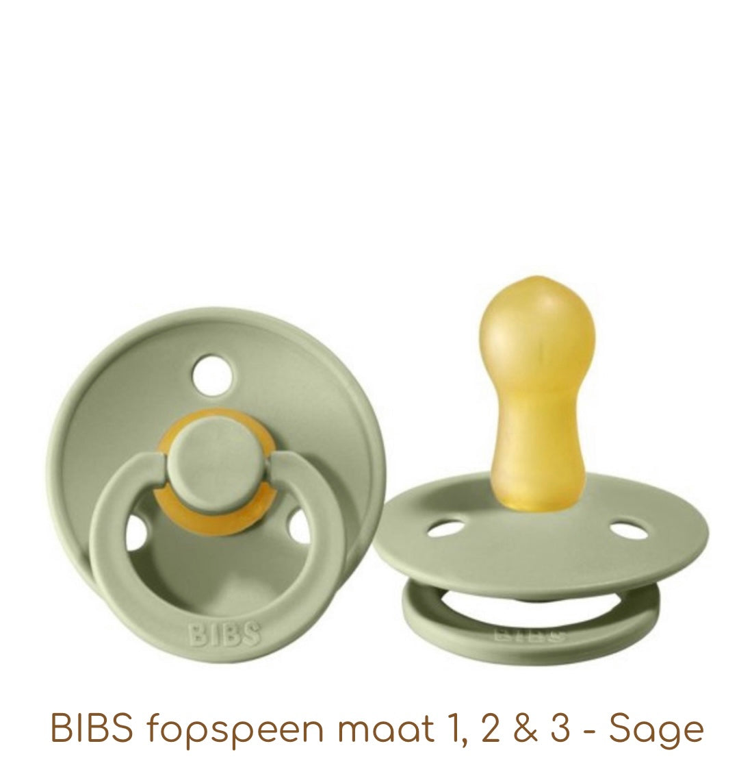 Bibs Fopspeen 18mnd+ Sage