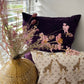 Kussenhoes met giraffe patroon, linnenlook 30x50cm