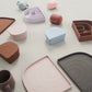Rainbow Plate & Bowl - Dusty Blue / Klei