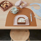 Rainbow Plate & Bowl - Dusty Blue / Klei