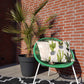 Kussenhoes met cactus patroon, linnenlook 40x40cm