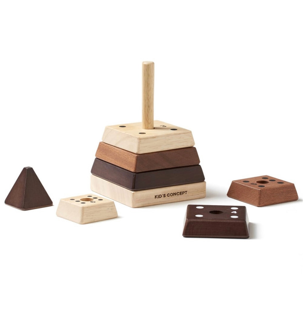 Kids Concept Pyramide Stapelen Nature Neo