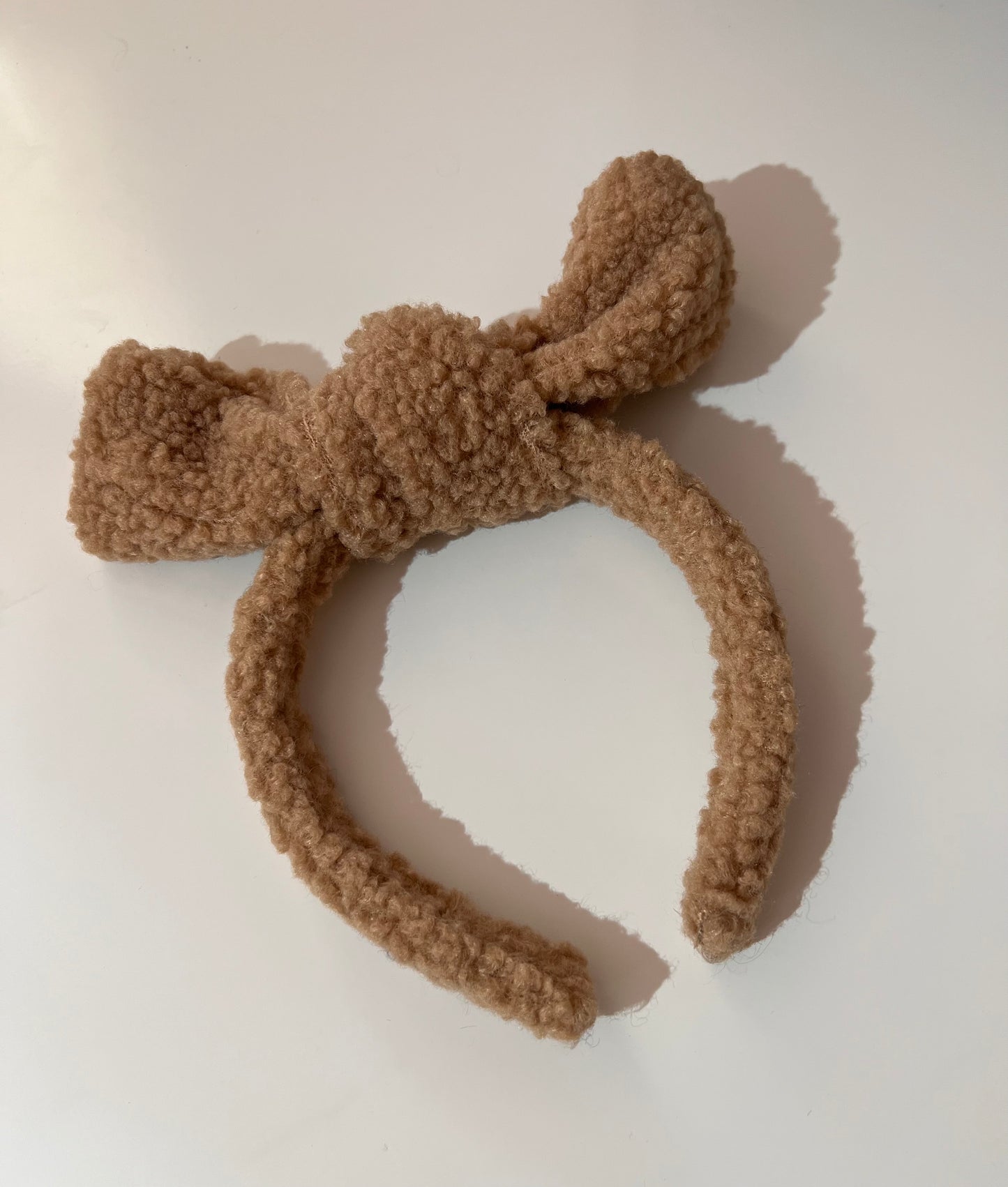 Teddy Diadeem Strik Beige