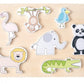 JaBaDaBaDo - Houten puzzel safari (7 stukjes)