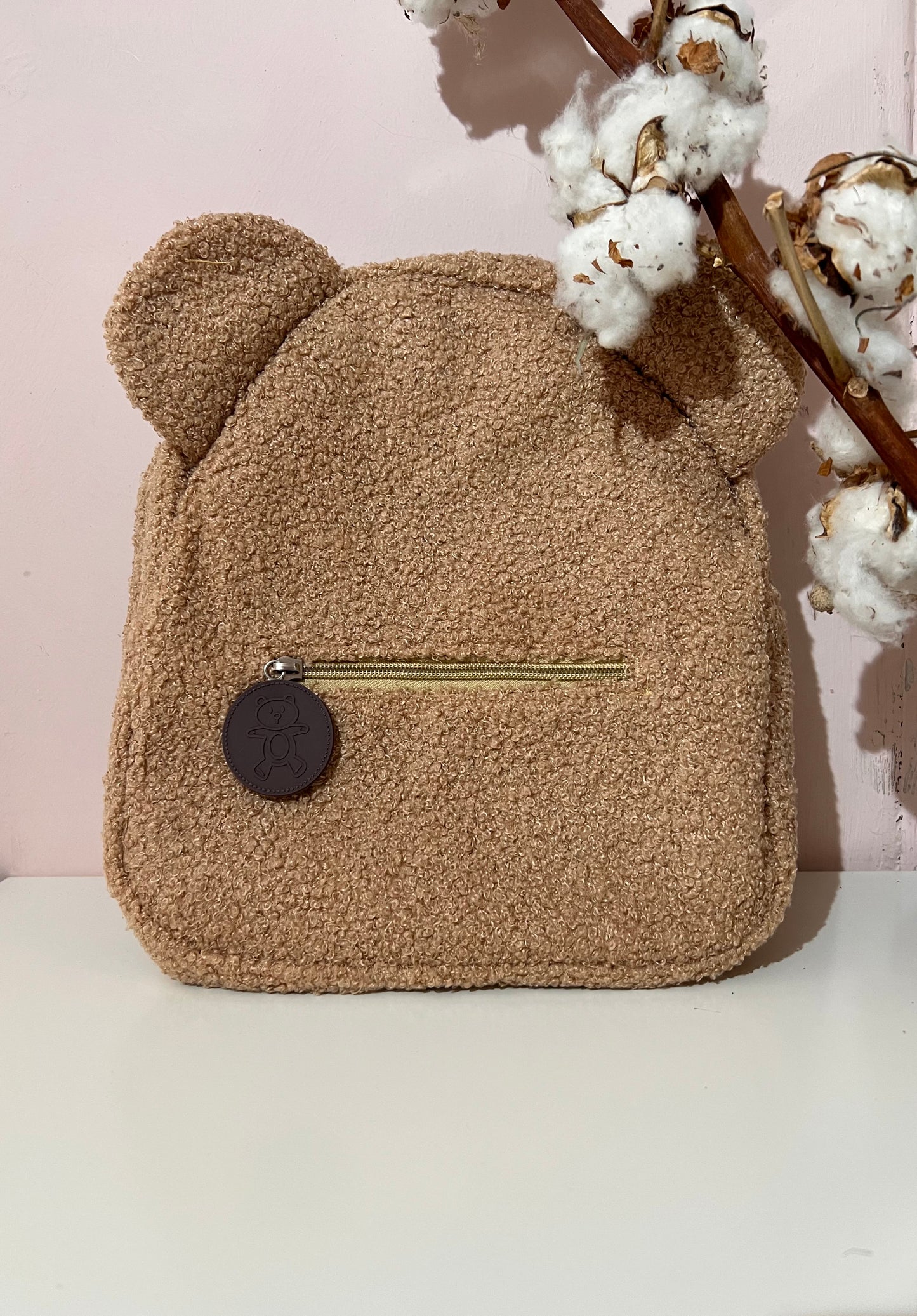 Teddy Rugzak Beige