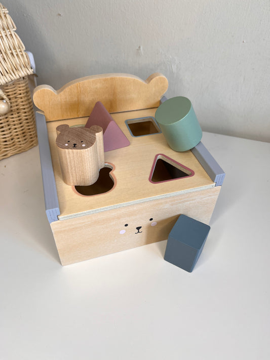 Jabadabado Houten Sorteerbox Teddy