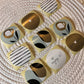 Stickers Blauw / Goud