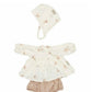 cam cam poppenkleding 38-46 cm - windflower crème